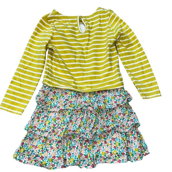 Mini Boden 5/6 Puffy Lambs Floral Spring Girls Dress - Picture 5 of 5